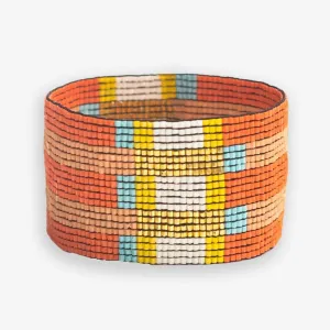 Pink   Coral Stretch Cuff