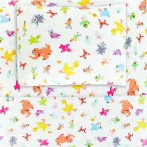 Premium Twin Sheet Set - Sesame Friends
