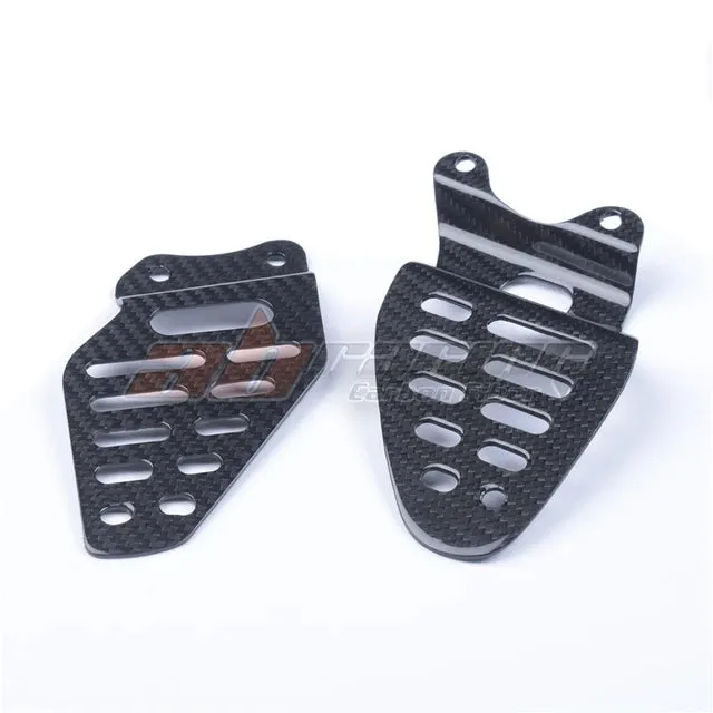 Rearset Foot Mount Heel Guard Plates Fairing Cowl For Yamaha R6 2006   2016  Full Carbon Fiber 100%
