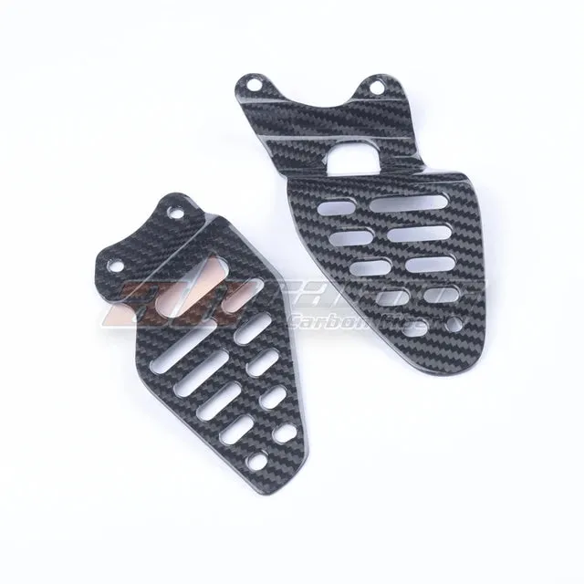 Rearset Foot Mount Heel Guard Plates Fairing Cowl For Yamaha R6 2006   2016  Full Carbon Fiber 100%