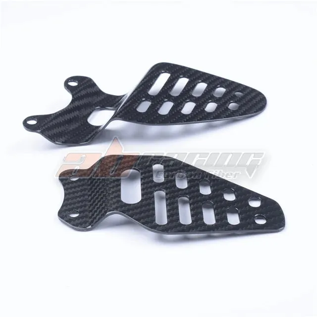 Rearset Foot Mount Heel Guard Plates Fairing Cowl For Yamaha R6 2006   2016  Full Carbon Fiber 100%