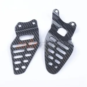 Rearset Foot Mount Heel Guard Plates Fairing Cowl For Yamaha R6 2006   2016  Full Carbon Fiber 100%