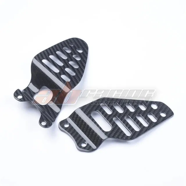 Rearset Foot Mount Heel Guard Plates Fairing Cowl For Yamaha R6 2006   2016  Full Carbon Fiber 100%