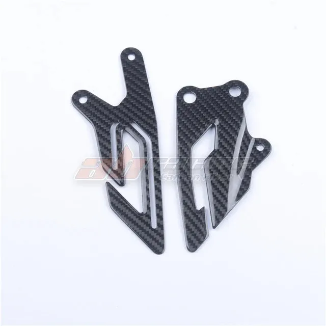 Rearset Foot Peg Mount Heel Guard Plate Cowl For Yamaha R1 2015 -2021 Full Carbon Fiber 100%