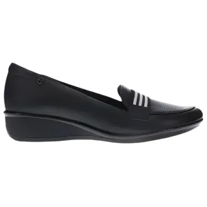 Revere Women's Monte Carlo Wedge Loafer Black