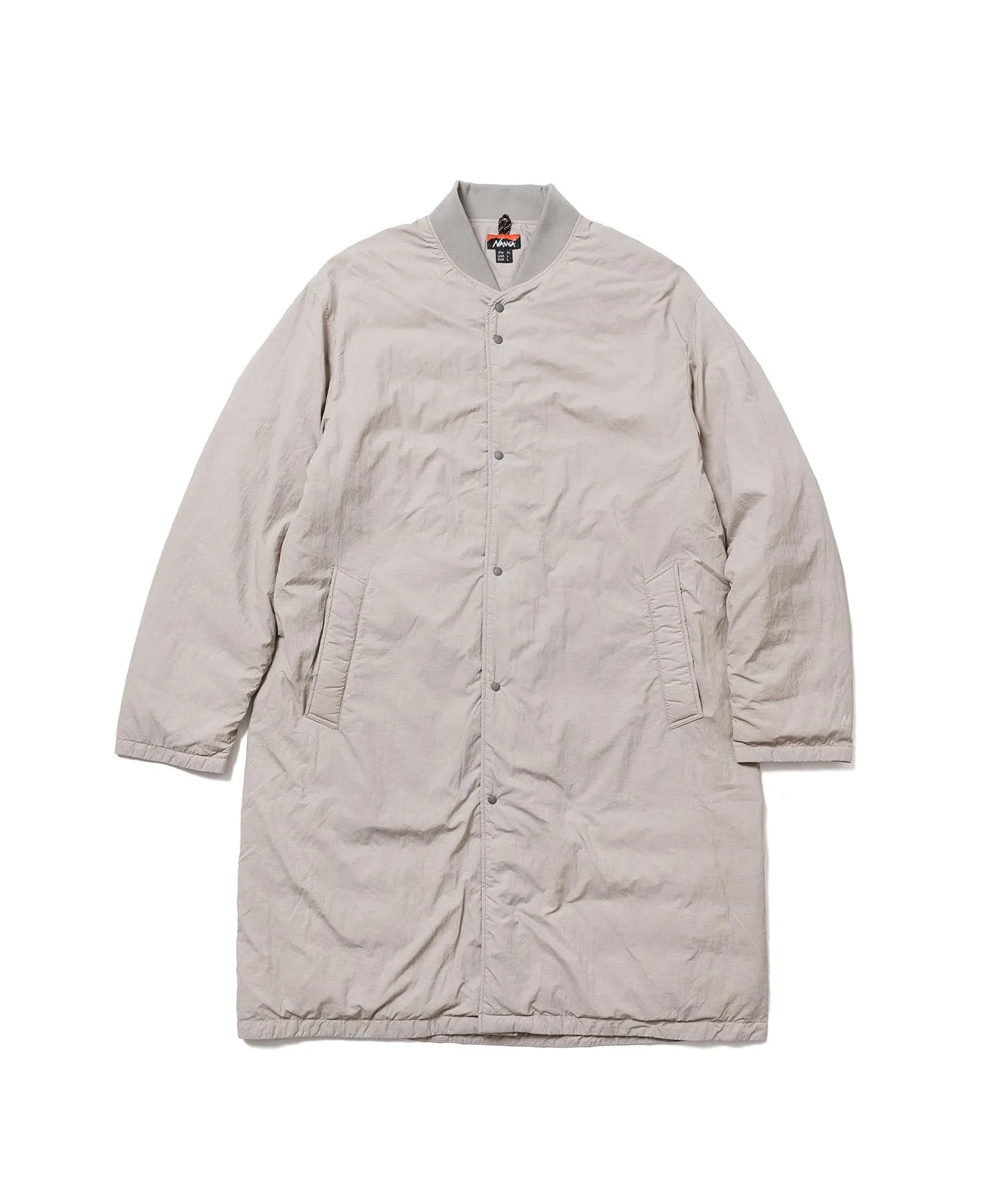 RIB COLLAR SOFT DOWN COAT(UNISEX)