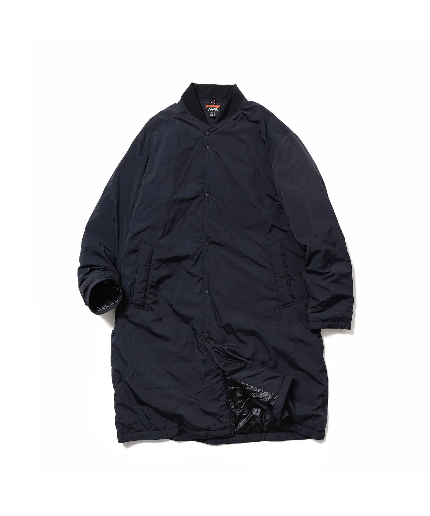 RIB COLLAR SOFT DOWN COAT(UNISEX)
