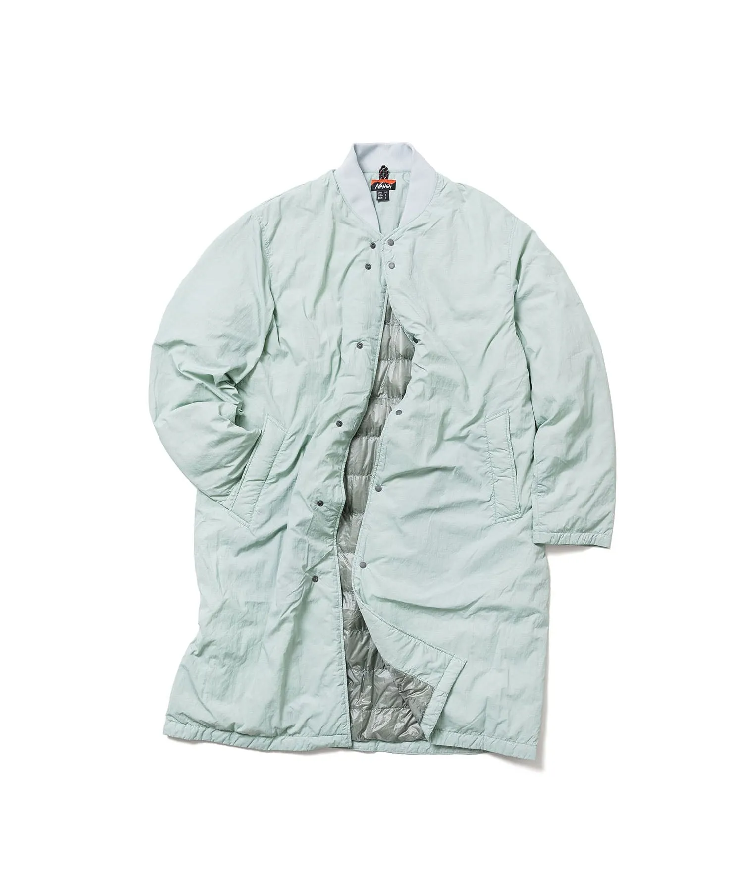 RIB COLLAR SOFT DOWN COAT(UNISEX)
