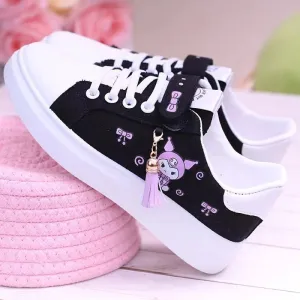 Sanne - Canvas Sneakers met Kawaii-stijl