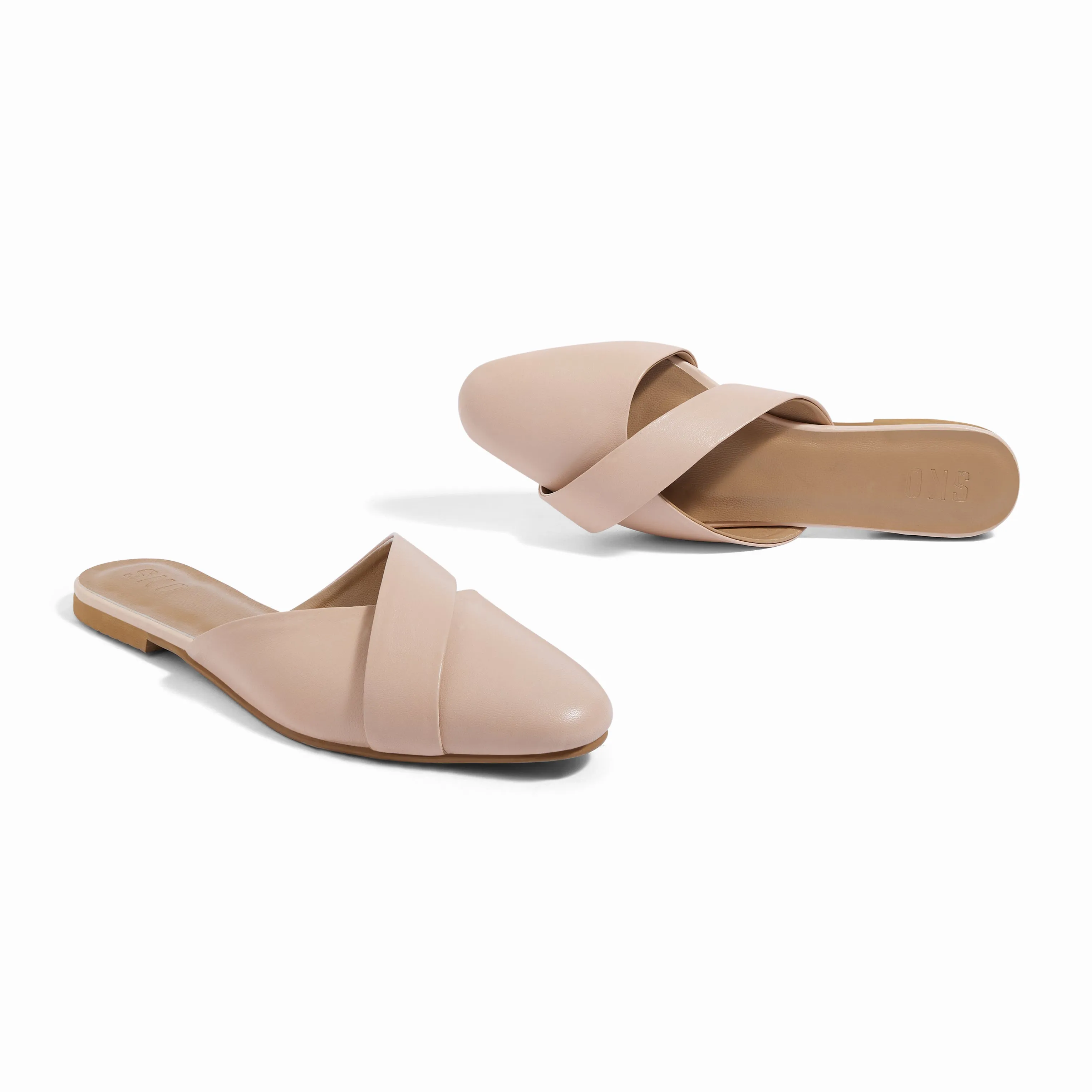 Sarno Pink Flat Sandals For Women