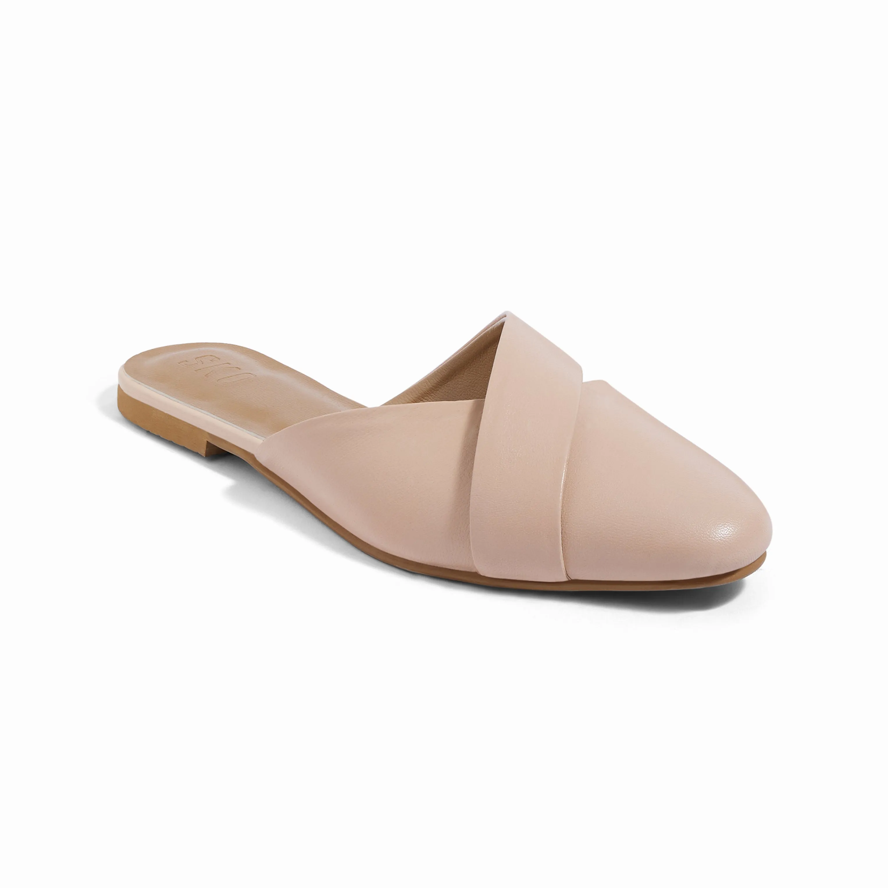 Sarno Pink Flat Sandals For Women