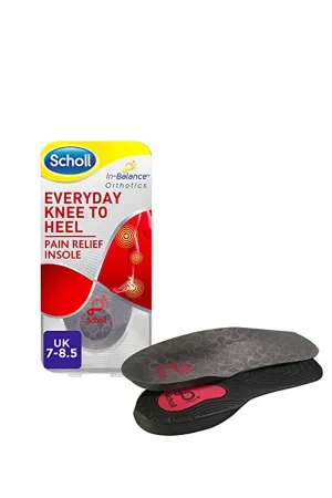 SCHOLL In Balance Knee to Heel Orthotic Insole Medium