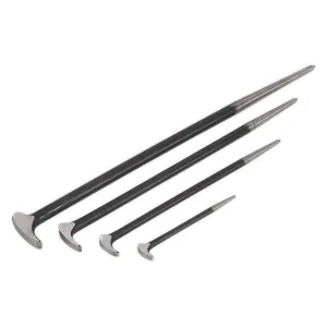 Sealey Premier Heel Bar Set 4pc 150, 300, 410, 510mm