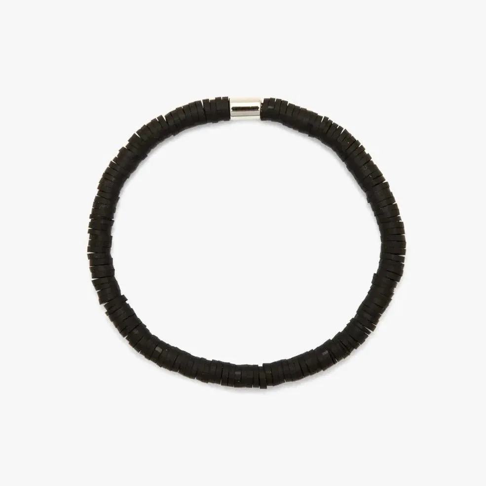 Seascape Stretch Bracelet in Black