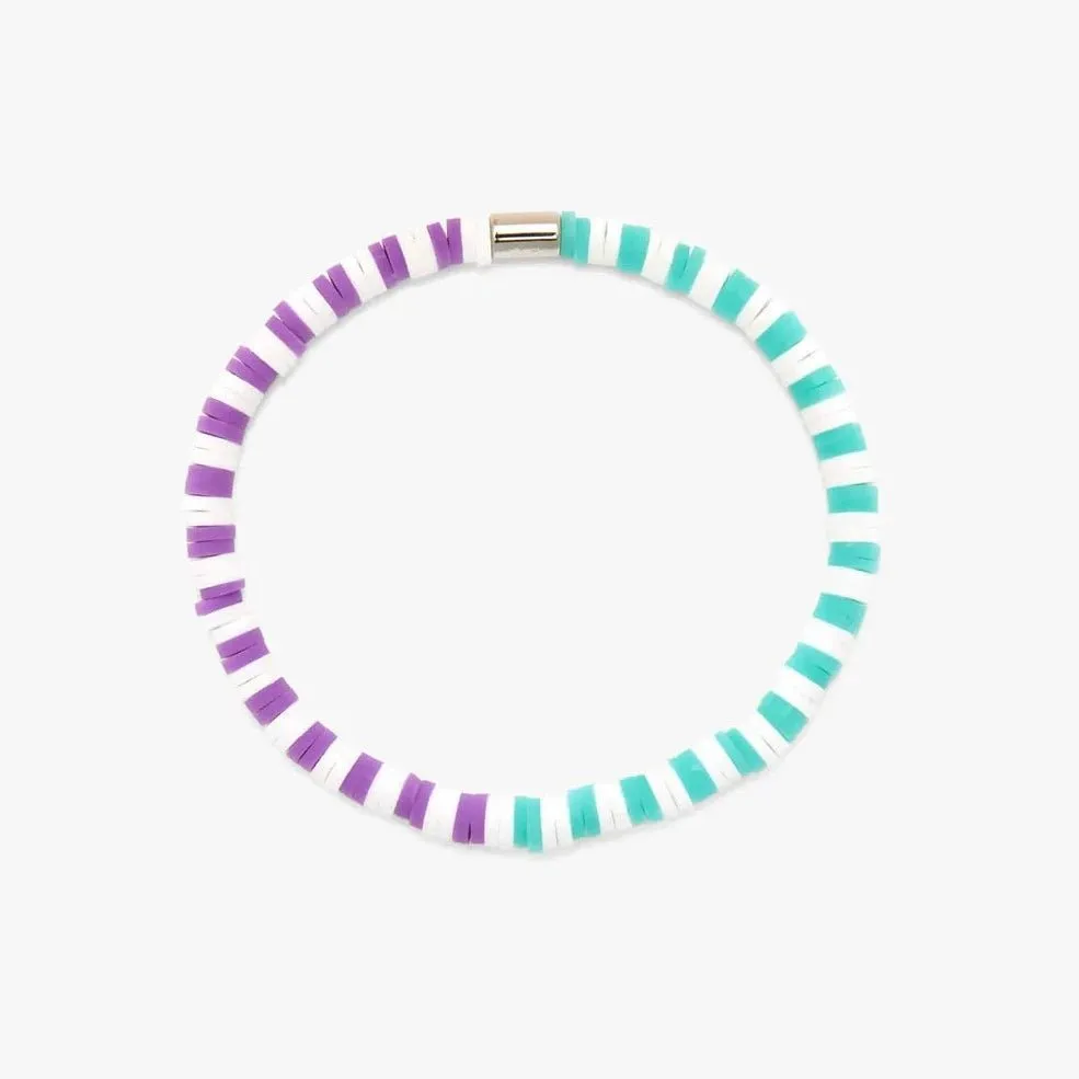 Seascape Stretch Bracelet in Gumdrop