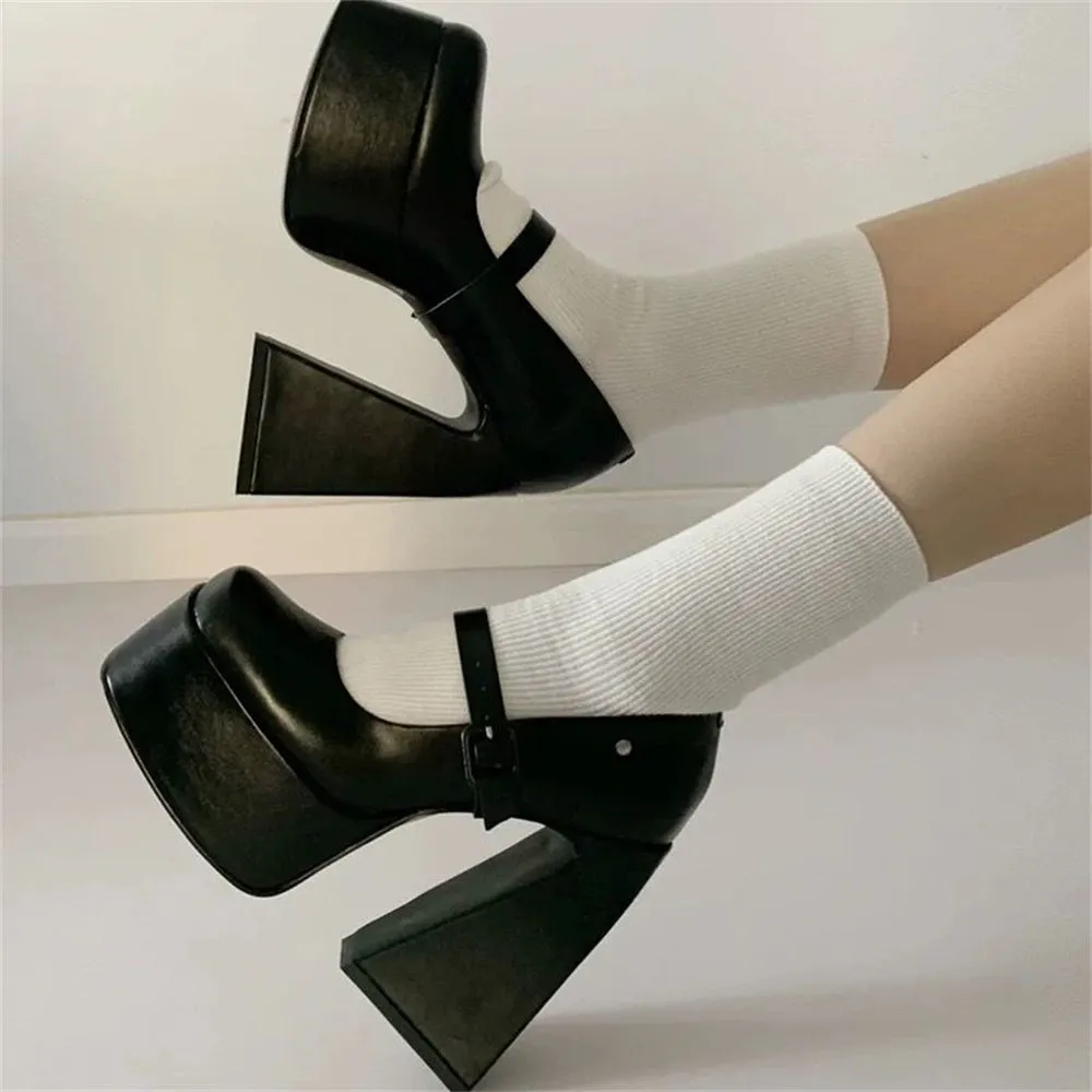 Selene-900 Square Toe High Heels