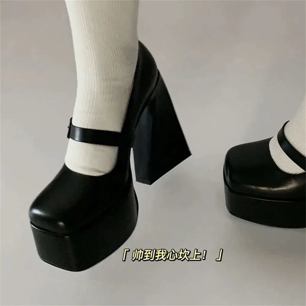 Selene-900 Square Toe High Heels