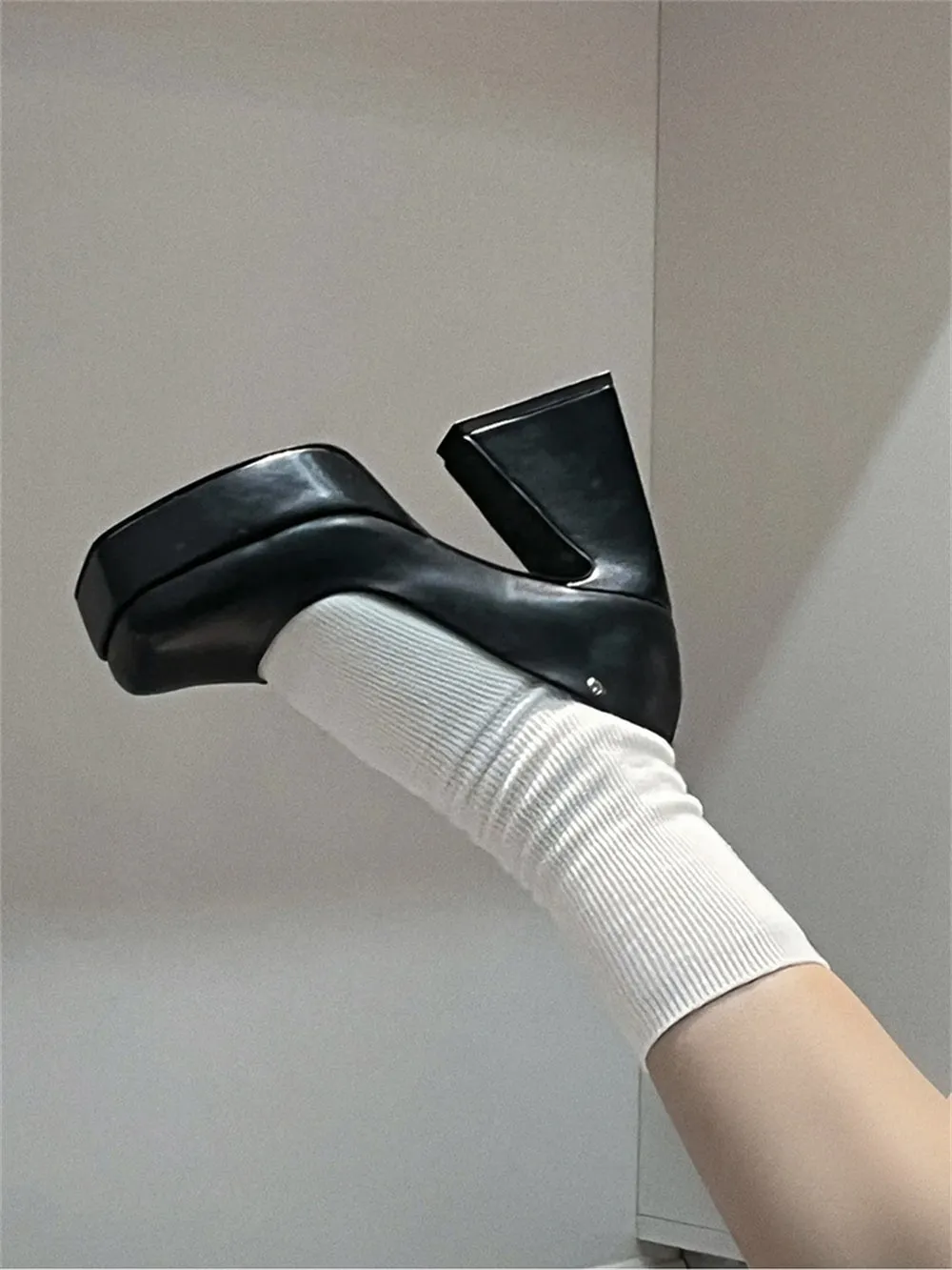 Selene-900 Square Toe High Heels