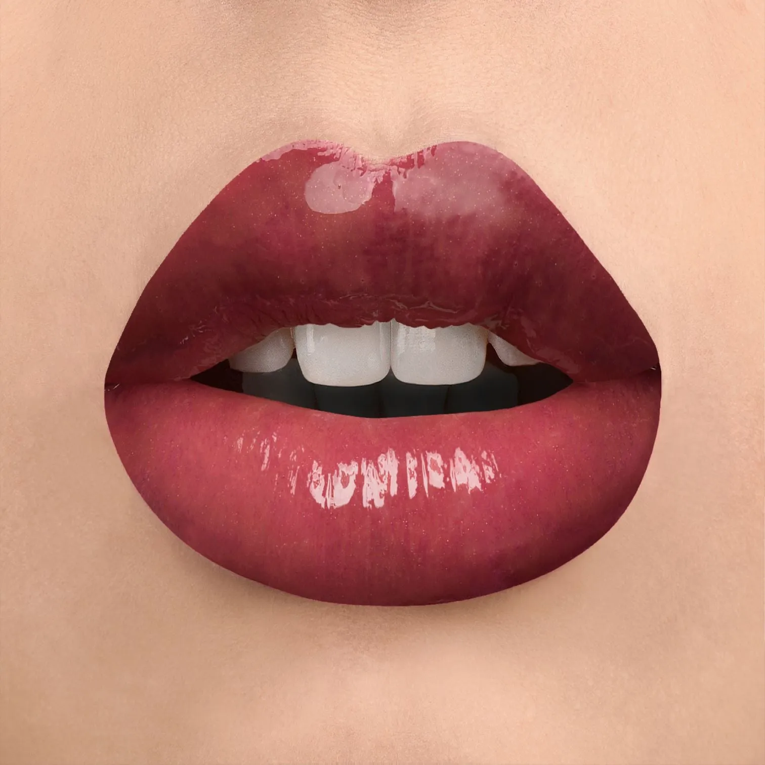 SHADE V3 LUSTRE VINYL FINISH LIPLGLOSS - Medium Berry with Pink undertone