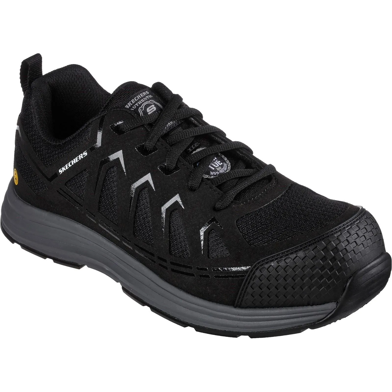 Skechers 200127EC Malad II Sicherheits-Sneaker für Herren in weiter Passform