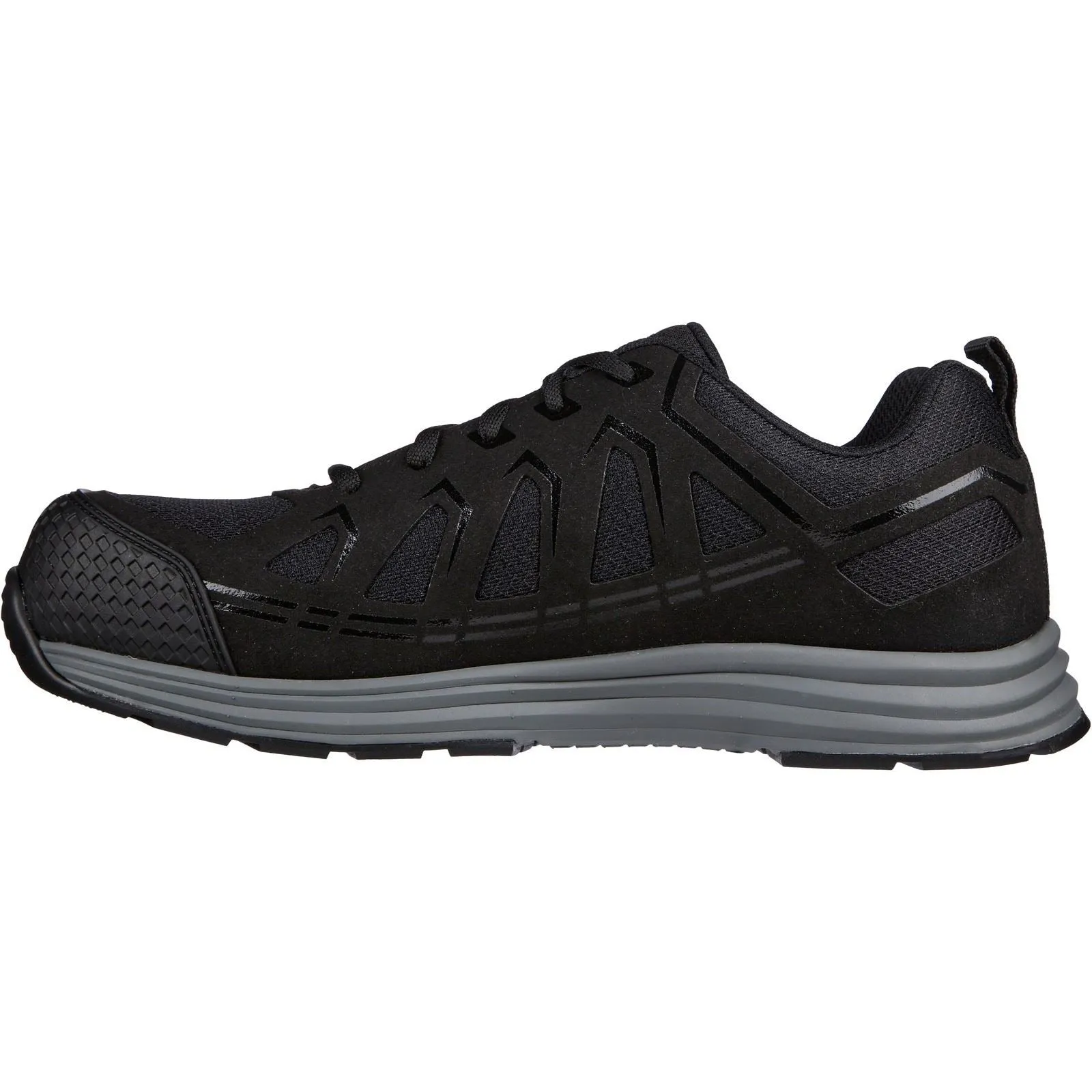 Skechers 200127EC Malad II Sicherheits-Sneaker für Herren in weiter Passform