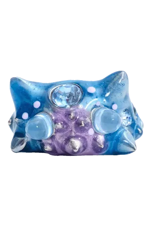 SOFT BLUE ALIEN RING