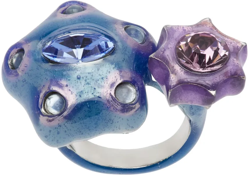 SOFT BLUE STARLET RING