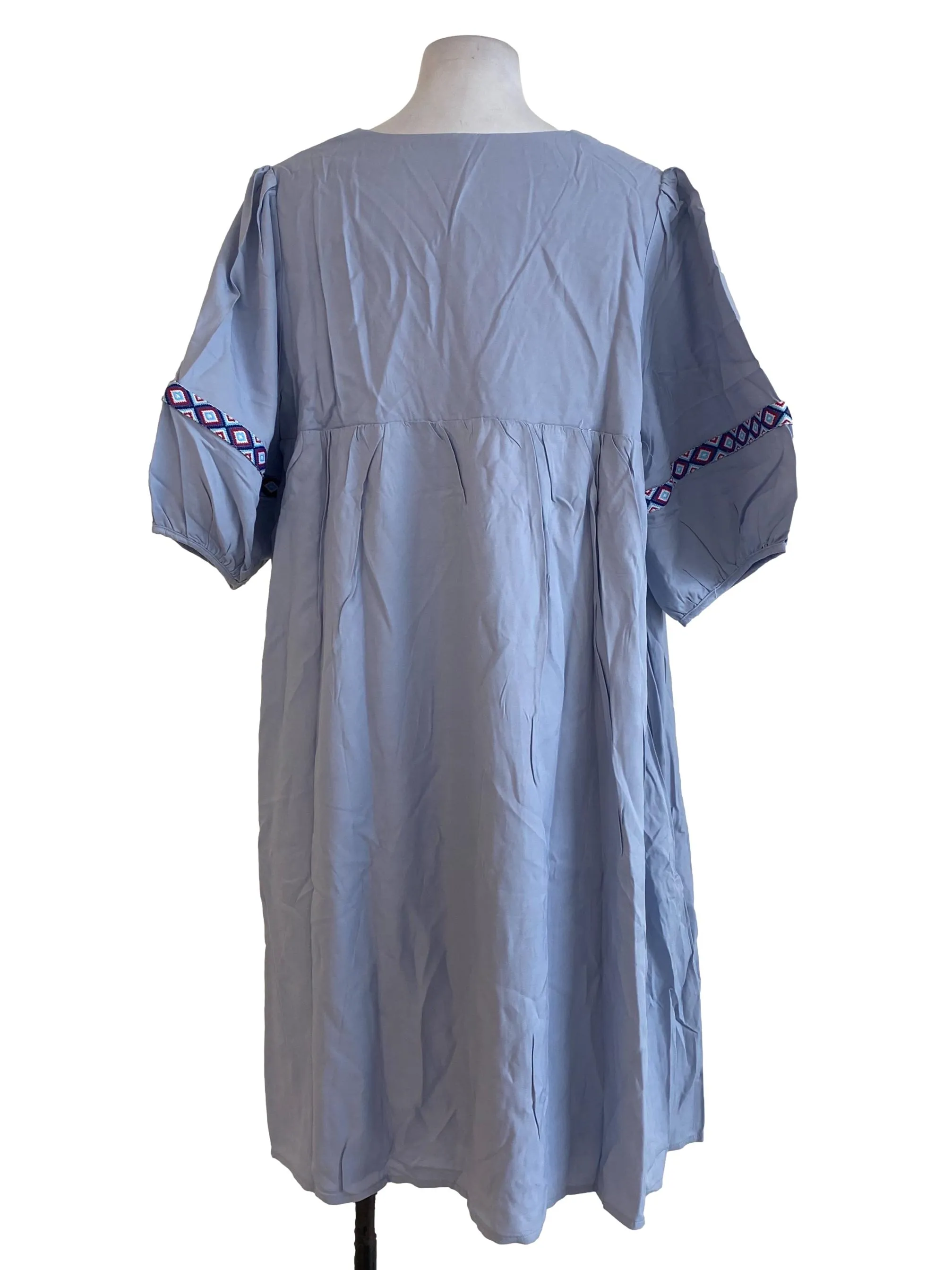 Soft Blue Tribe Dress
