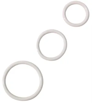 Soft C-Ring Set White