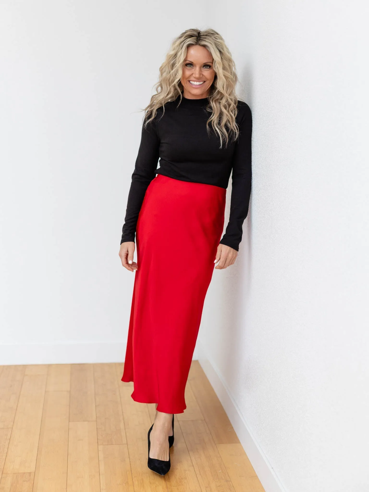 Soft Mock Neck Raglan Top