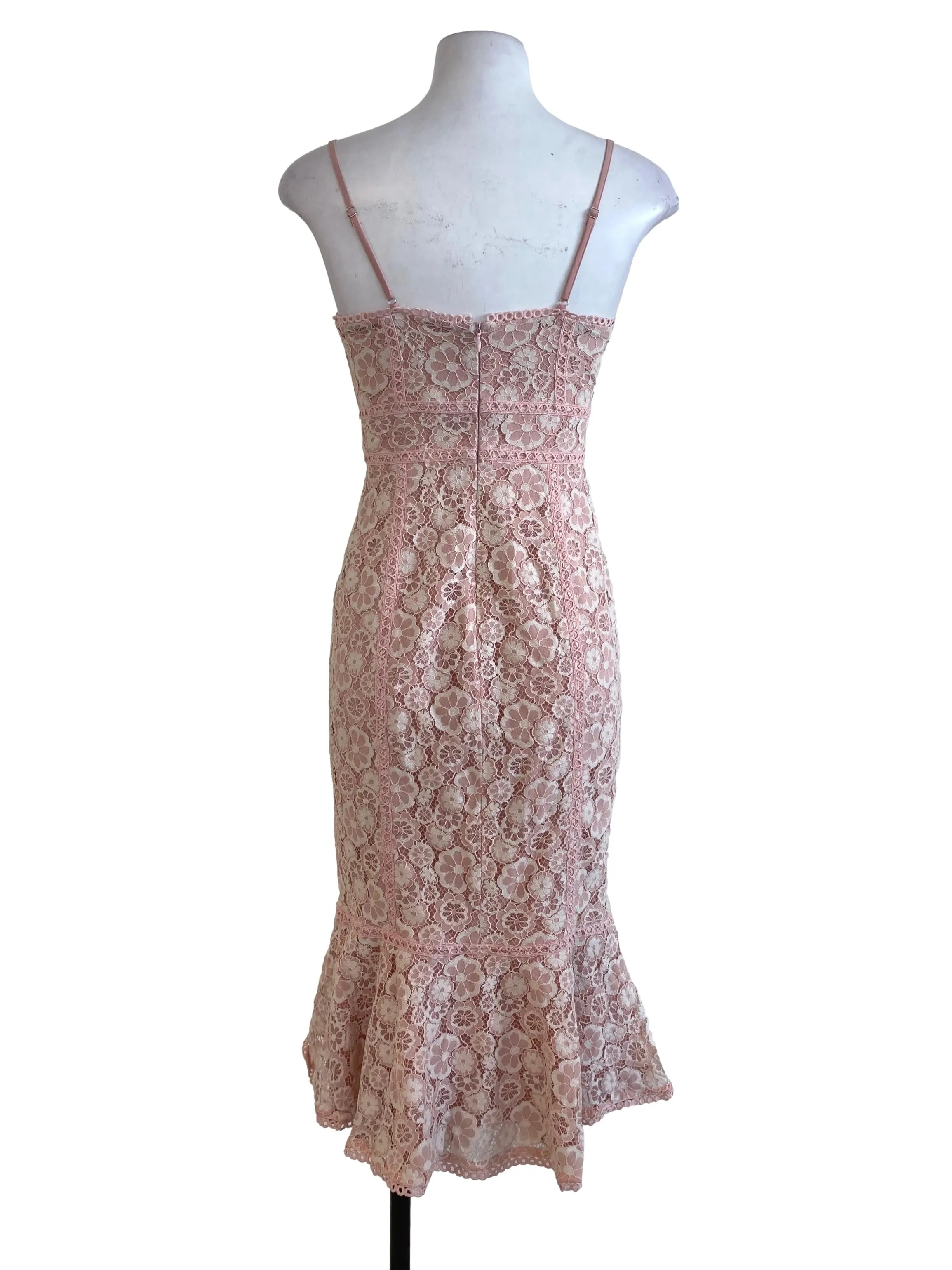 Soft Pink Laced Dress