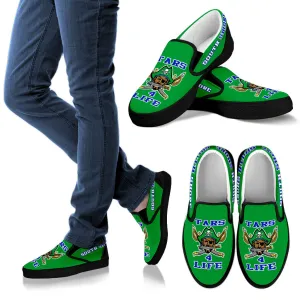 SOUTH SHORE WOMEN'S-TARS 4 LIFE-SLIP ON CANVAS SHOE V4-GREEN