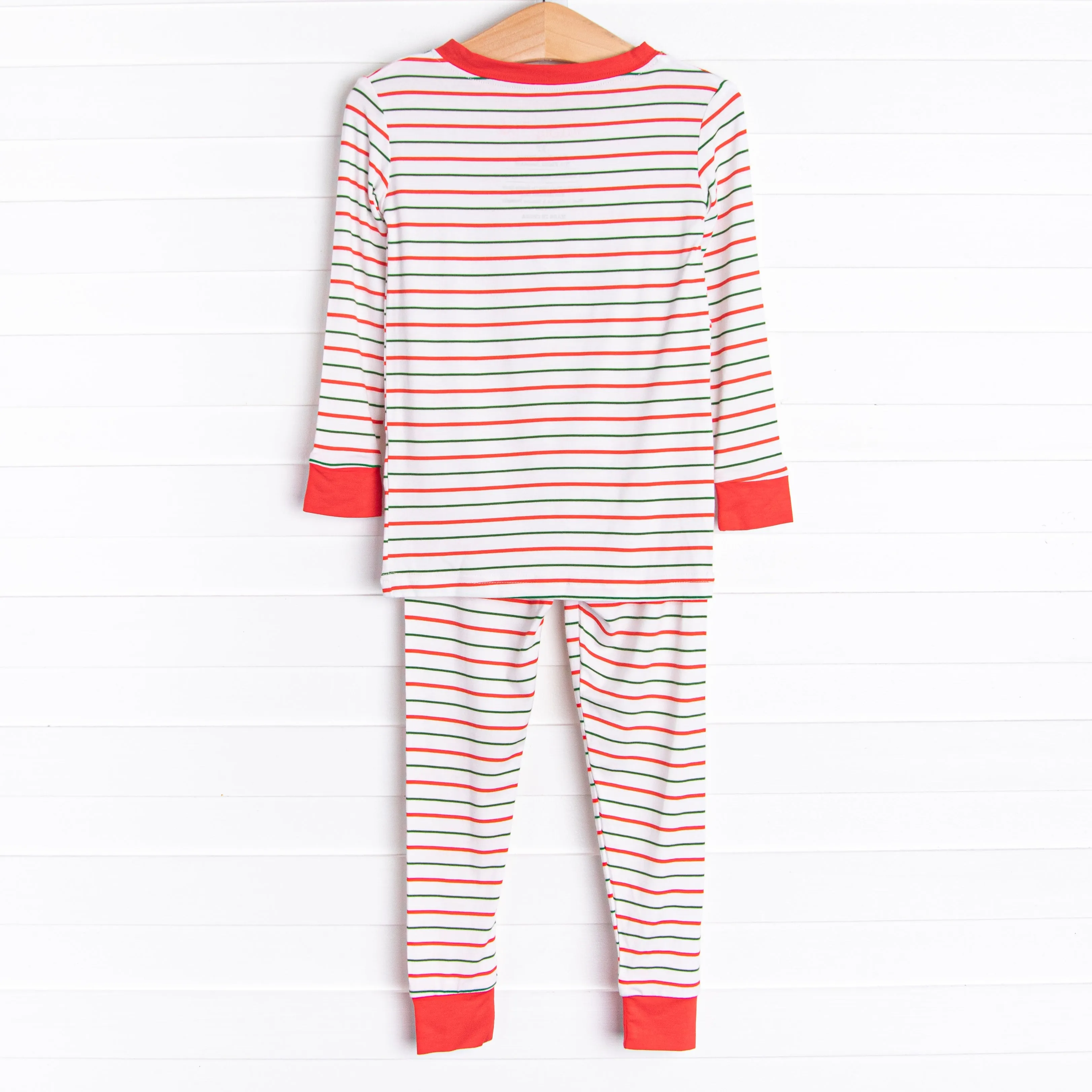 Spearmint Slumber Bamboo Pajama Set, Red