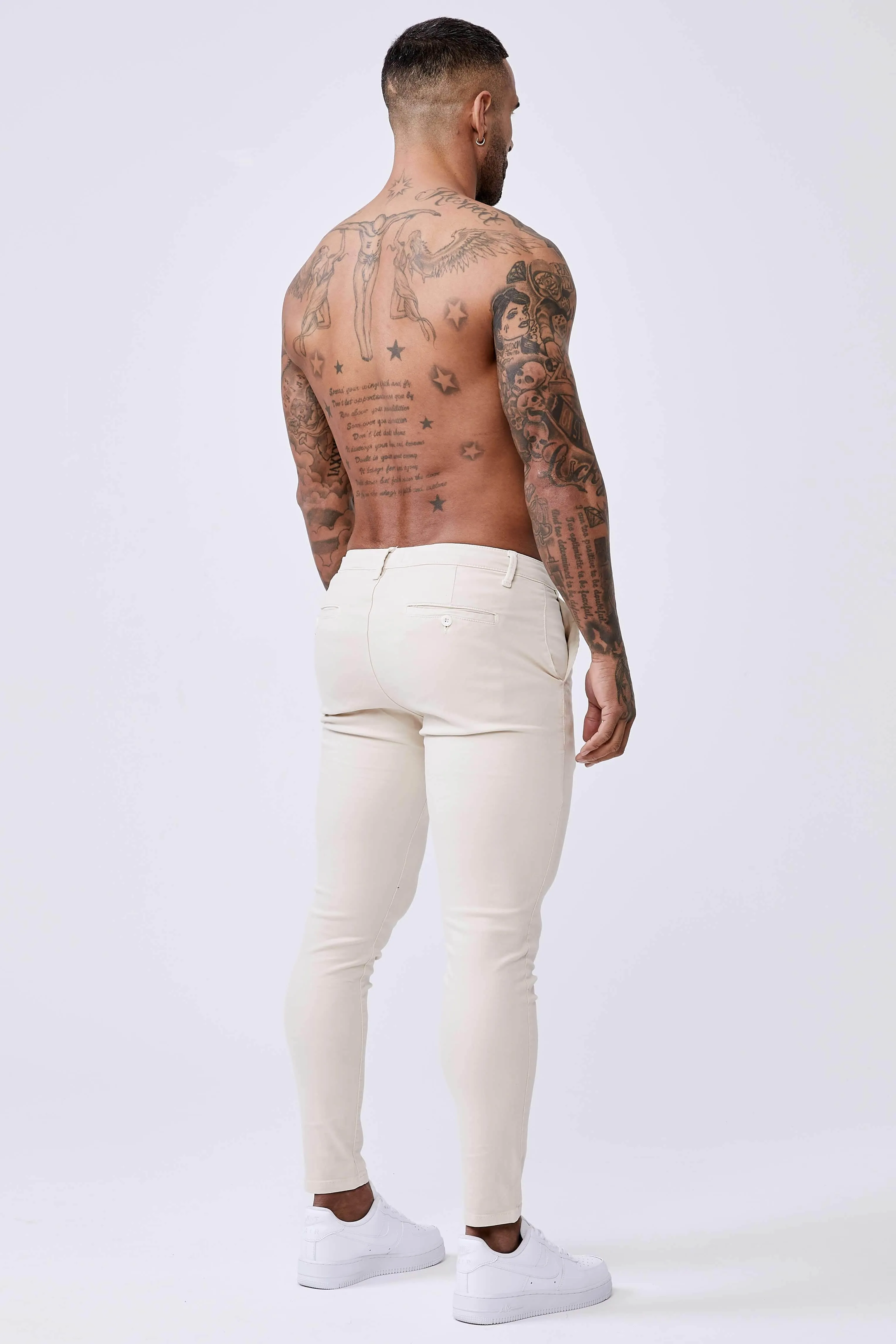 Spray-On Stretch Chino - Stone