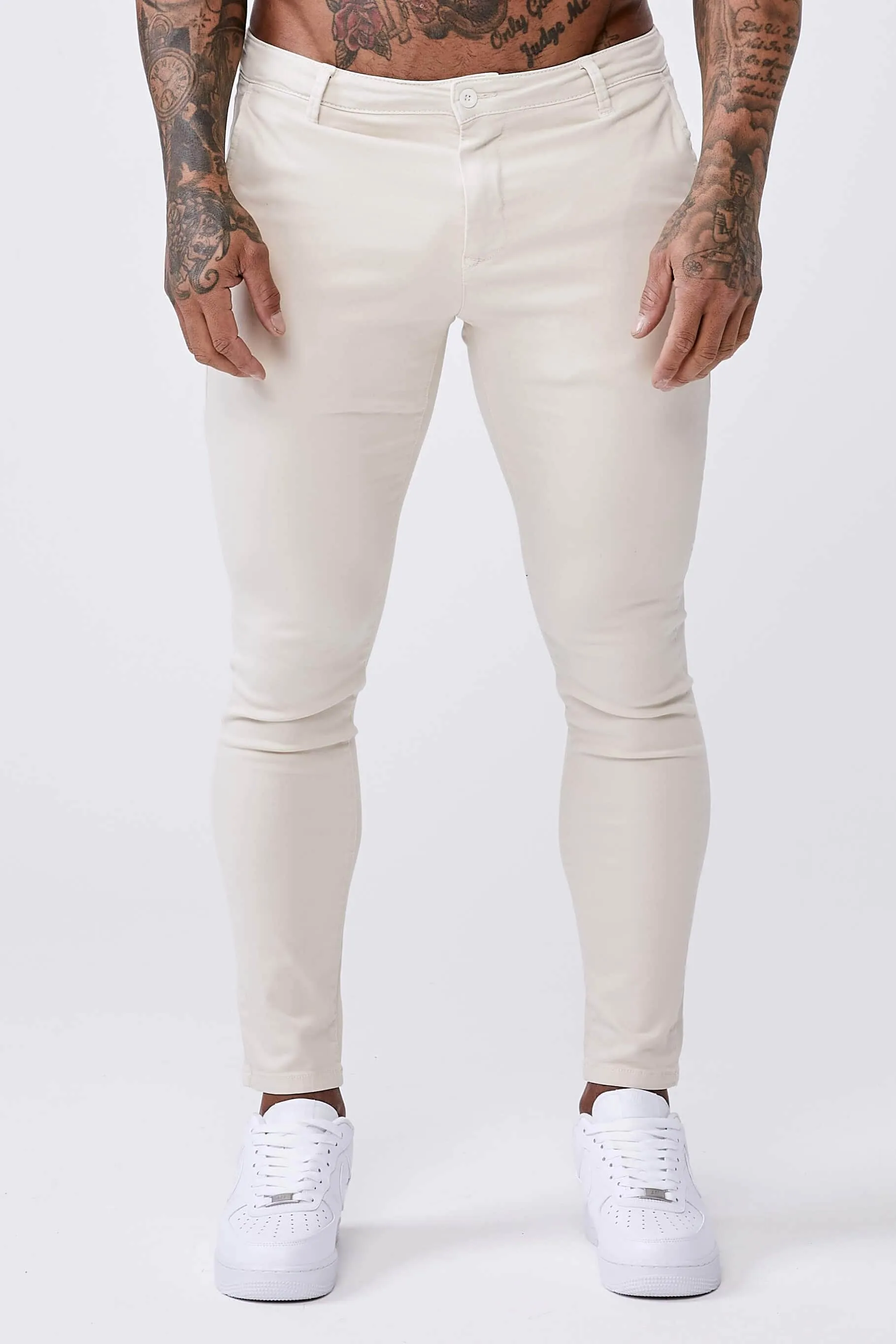 Spray-On Stretch Chino - Stone