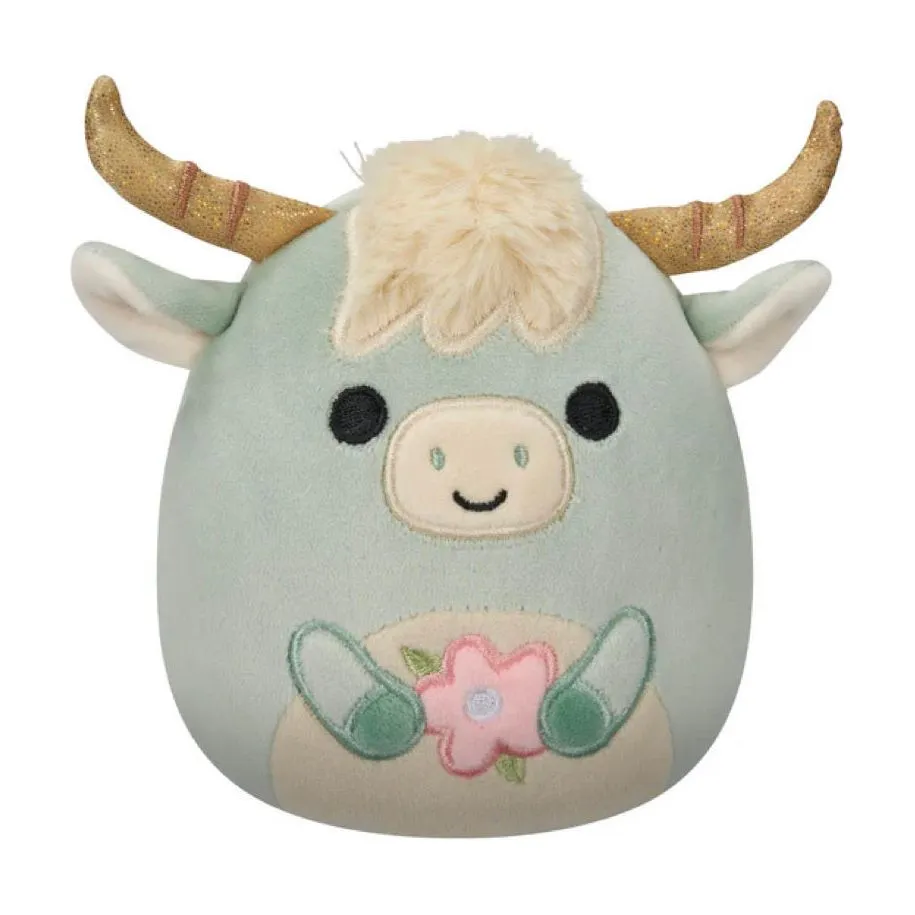 Squishmallows 5" Easter - Armie the Highland Cow with Flower