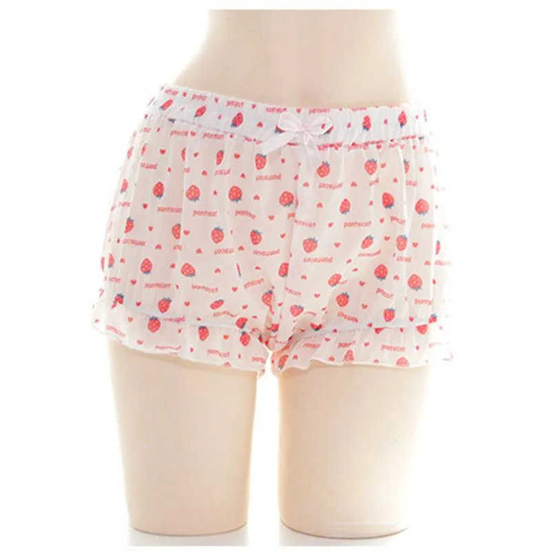 Strawberry Chiffon Shorts SD01164