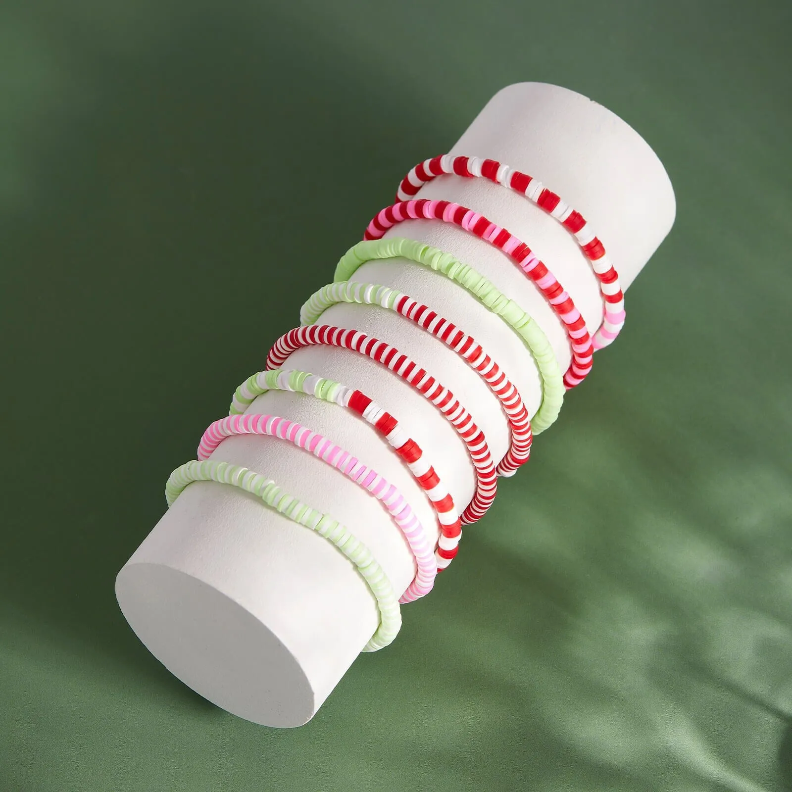 Strawberry Fields Stretch Bracelet Set of 8