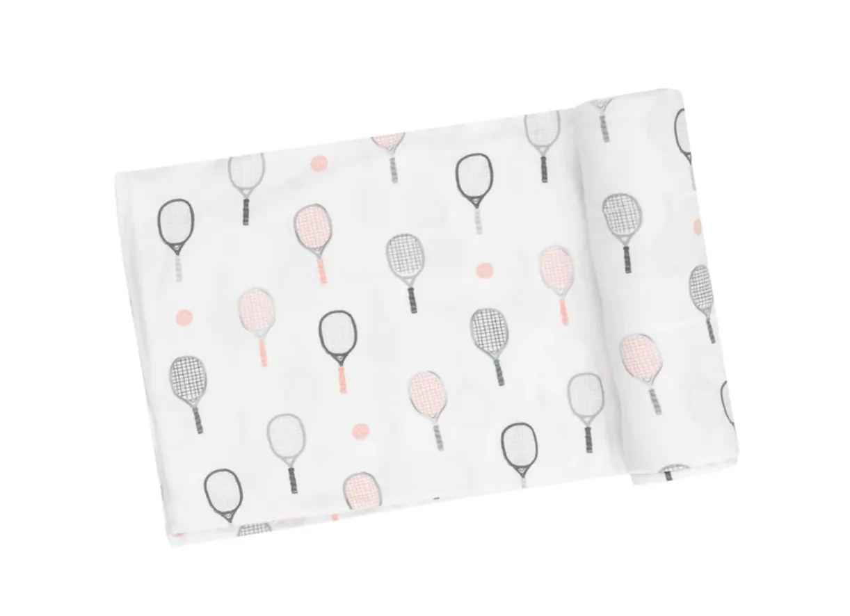 Tennis Pink Swaddle Blanket