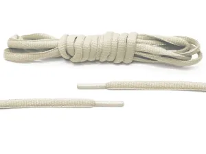 The Soft White Oval Shoe Lace