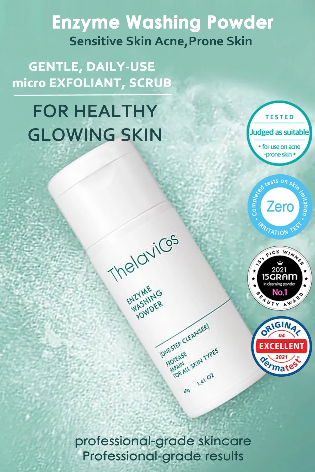 Thelavicos Enzyme Washing Powder - Daily Micro Exfoliant Scrub