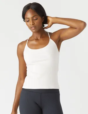 Tri-Back Tank: Soft Blush