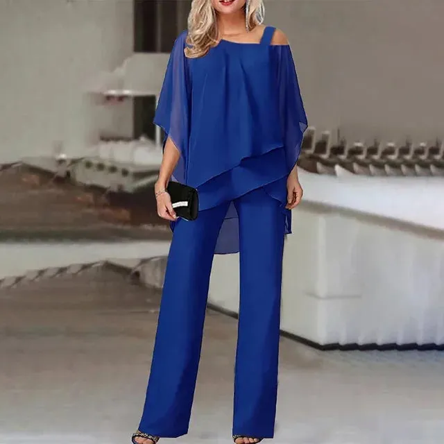 Two-Piece Pant Set | Flowy & Elegant | Sophisticated Comfort