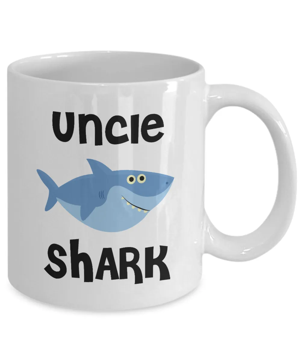 Uncle Shark Mug Do Do Do Coffee Cup Uncle Birthday Gift Idea Gifts for Uncles