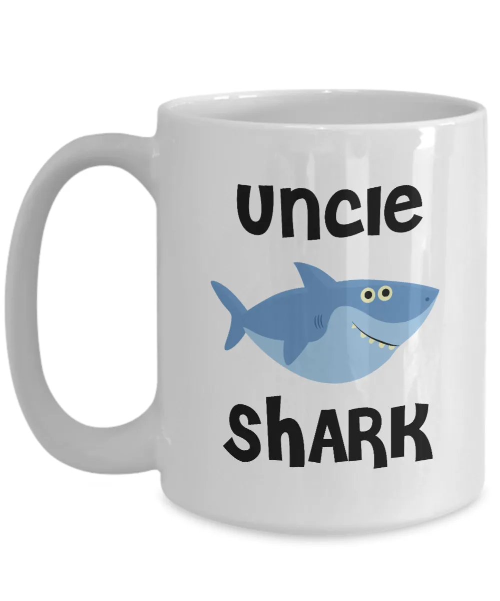 Uncle Shark Mug Do Do Do Coffee Cup Uncle Birthday Gift Idea Gifts for Uncles