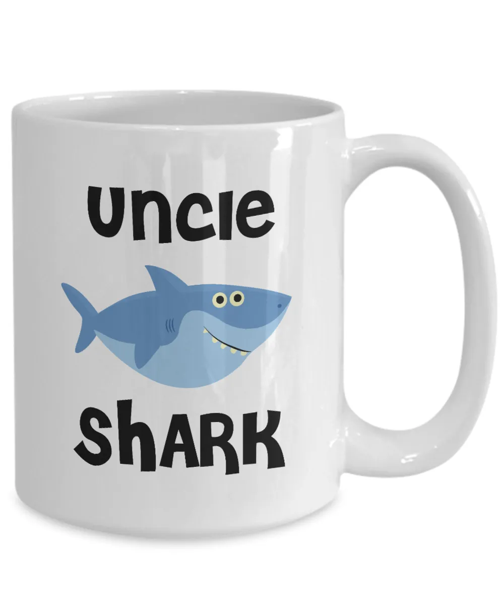 Uncle Shark Mug Do Do Do Coffee Cup Uncle Birthday Gift Idea Gifts for Uncles