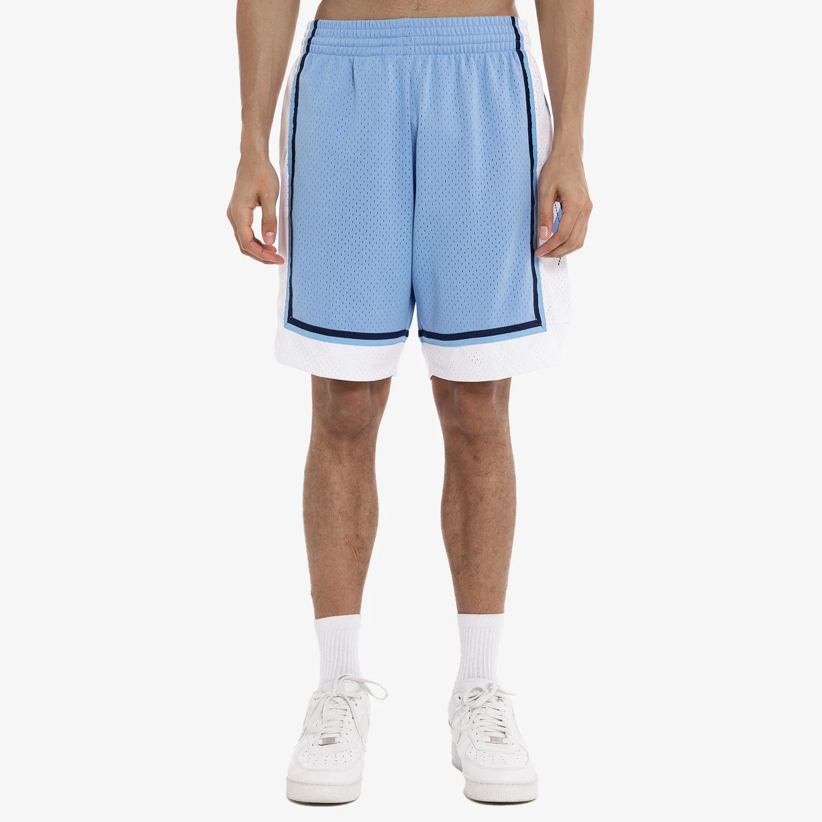 University of North Carolina Tar Heels 92-93 HWC Swingman Shorts - Light Blue