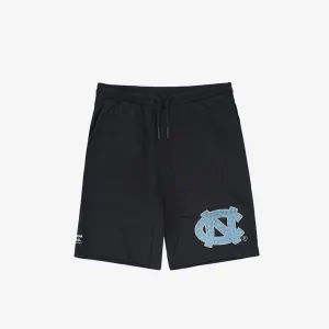 University Of North Carolina Tar Heels NCAA Raw Edge Sweat Shorts - Faded Black