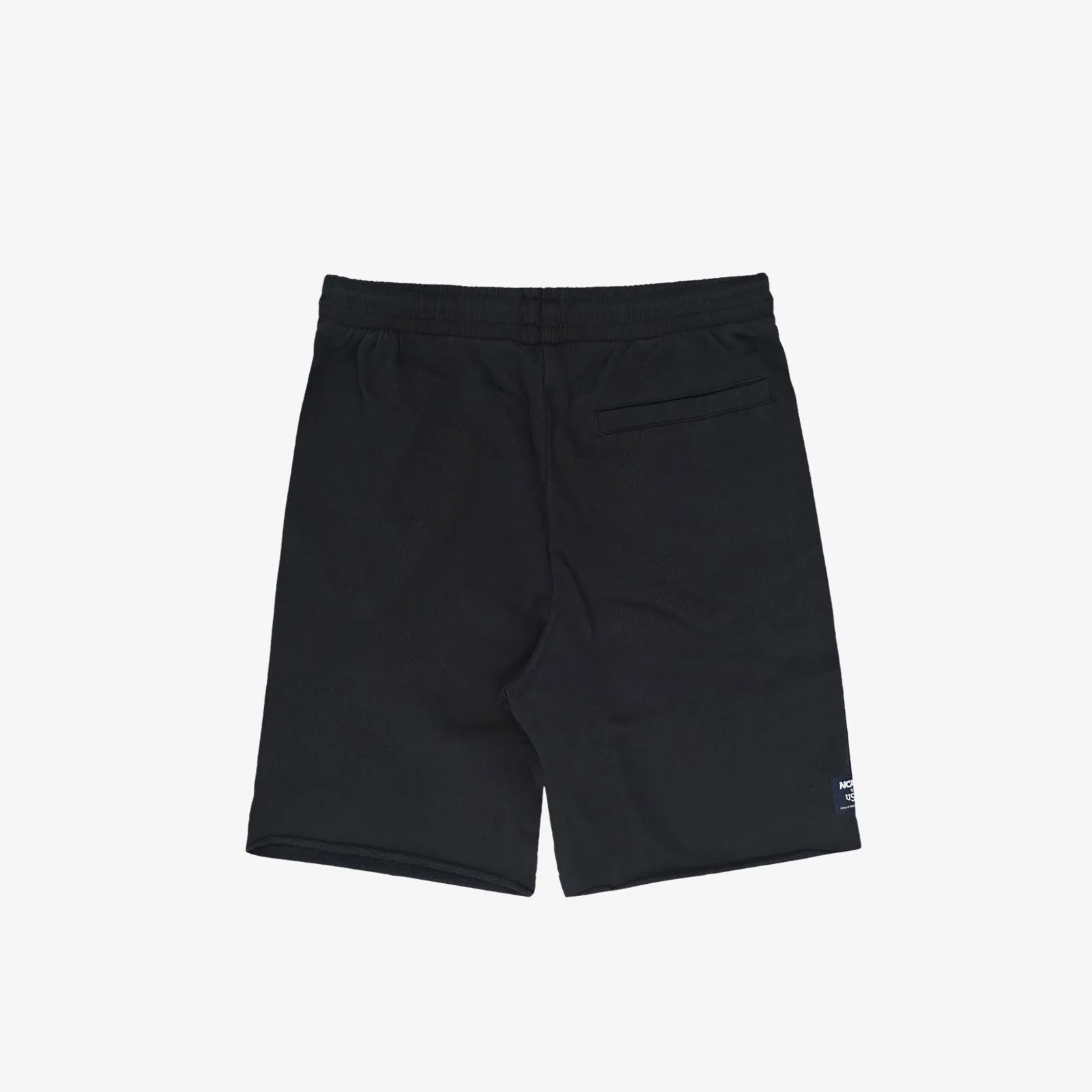 University Of North Carolina Tar Heels NCAA Raw Edge Sweat Shorts - Faded Black