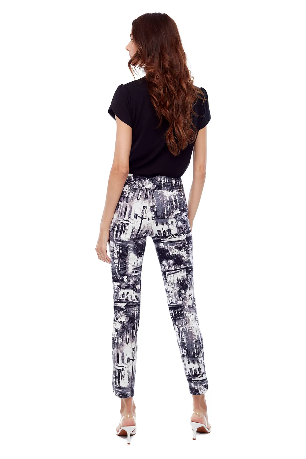 Up! Veneto Petal Slit Slim Pant 67754UP